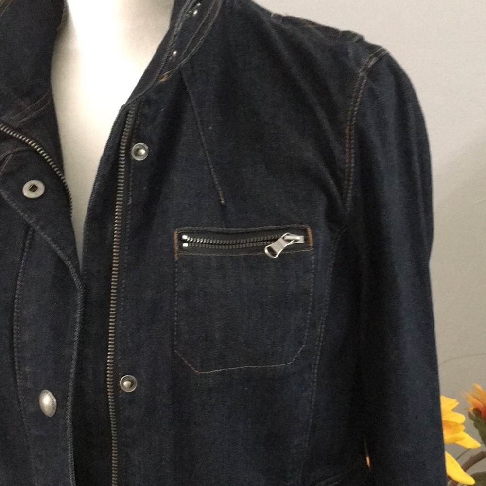 Ralph Lauren Lauren Jeans Co.  Denim Jean jacket. Size Medium Stretch - Picture 3 of 13